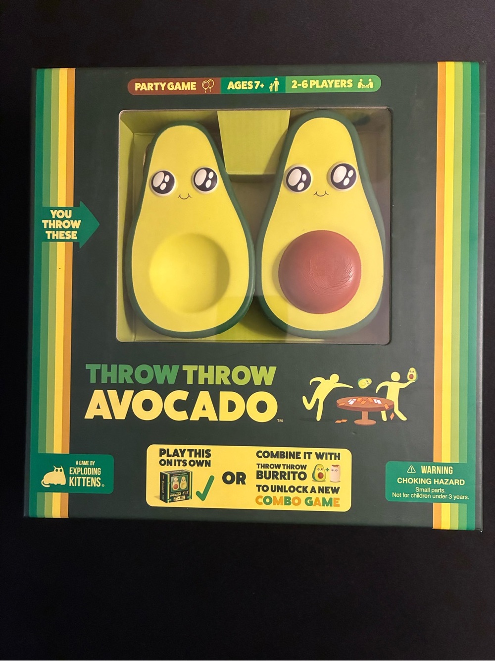 Throw Throw Avocado Party Game